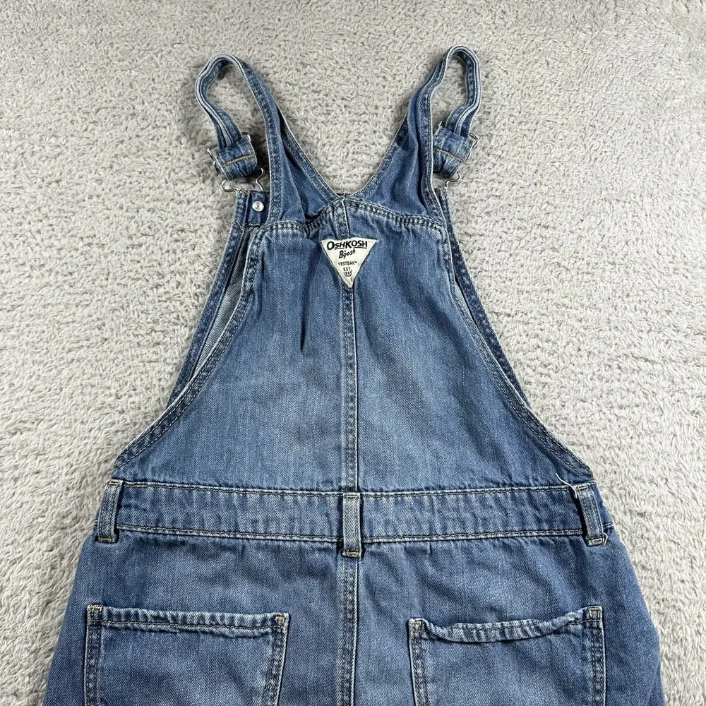 Vintage Osh Kosh Denim Overalls Skirt Youth Girls Large Retro Cottagecore Jean